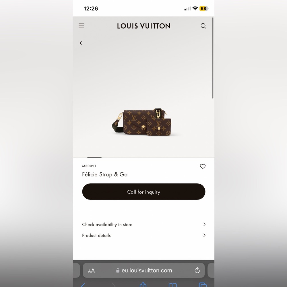 Louis vuitton felice strap & go - Picture 2 of 15